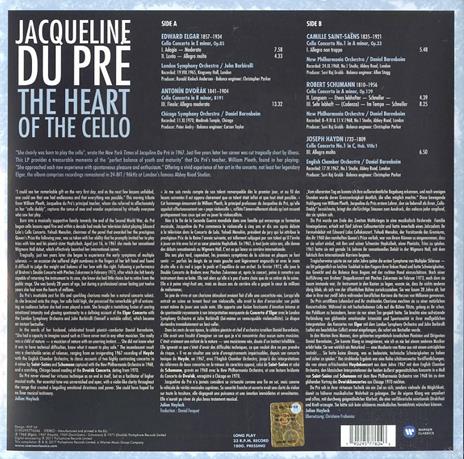 The Heart of the Cello - Vinile LP di Jacqueline du Pré - 2