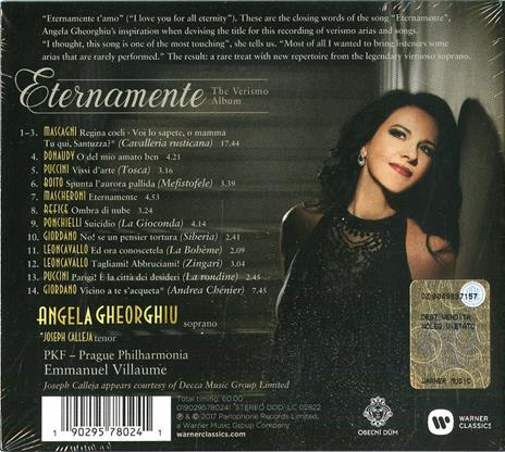 Eternamente. The Verismo Album - CD Audio di Angela Gheorghiu,Prague Philharmonia,Emmanuel Villaume - 2