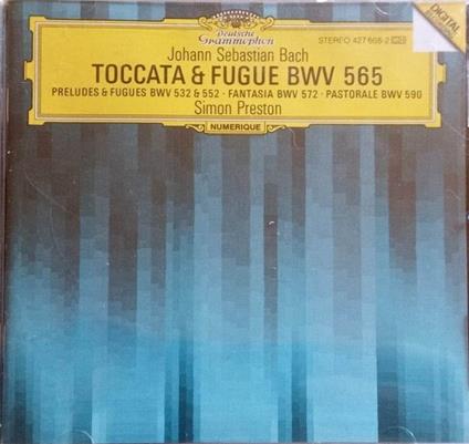 Toccata And Fugue In D Minor - CD Audio di Johann Sebastian Bach