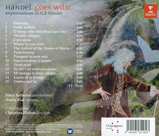 Händel Goes Wild (Jewel Box) - CD Audio di Georg Friedrich Händel,Christina Pluhar,L' Arpeggiata - 2
