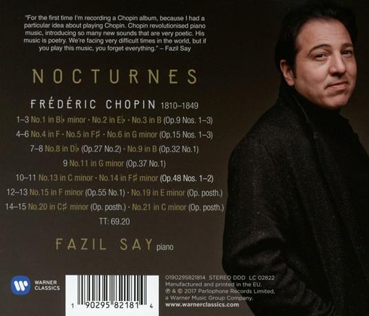 Notturni - CD Audio di Frederic Chopin,Fazil Say - 2