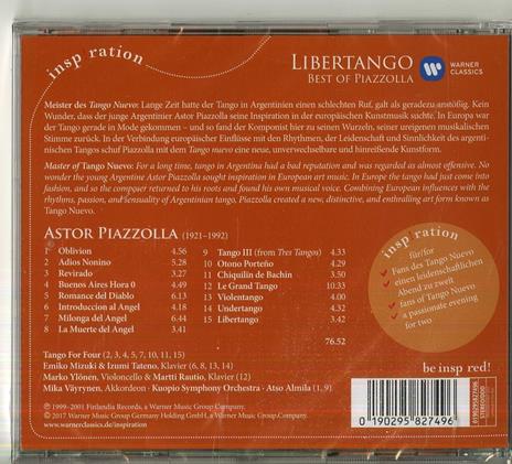 Libertango. Best of Piazzolla - CD Audio di Astor Piazzolla - 2