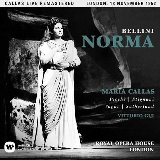 Norma. Londra 18 novembre 1952 (Callas Live Remastered) - CD Audio di Vincenzo Bellini,Maria Callas,Mirto Picchi,Vittorio Gui