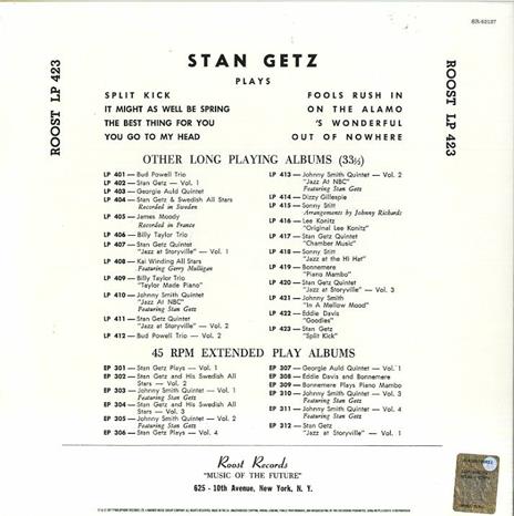 Split Kick (Mono Edition) - Vinile 10'' di Stan Getz - 2
