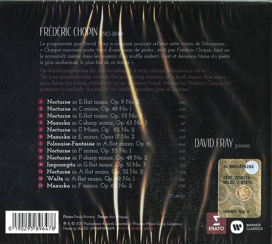 Chopin - CD Audio di Frederic Chopin,David Fray - 2