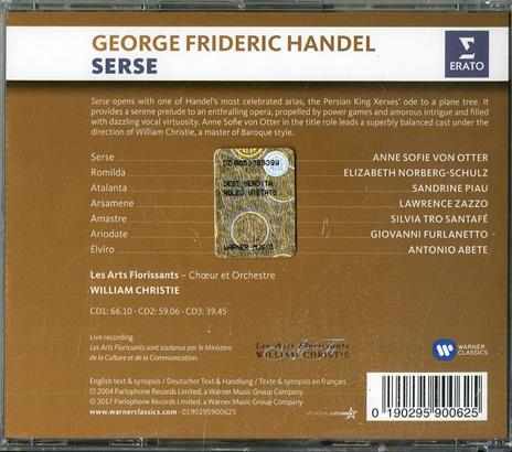 Serse - CD Audio di Georg Friedrich Händel,William Christie - 2