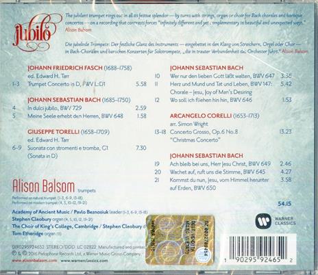 Jubilo - CD Audio di Alison Balsom - 2