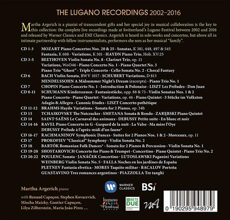 The Lugano Recordings 2002-2016 - CD Audio di Martha Argerich - 2