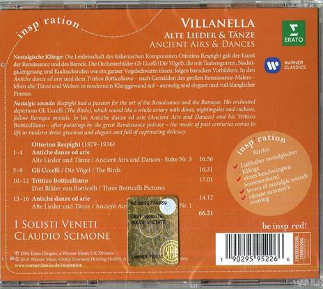Villanella - CD Audio di Ottorino Respighi,Claudio Scimone,Solisti Veneti - 2