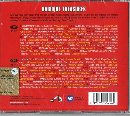 Baroque Treasures (Tesori del Barocco) (Nipper Series) - CD Audio - 2