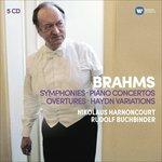 4 Sinfonie - Ouvertures - Concerti per pianoforte - Variazioni su temi di Haydn - CD Audio di Nikolaus Harnoncourt,Rudolf Buchbinder