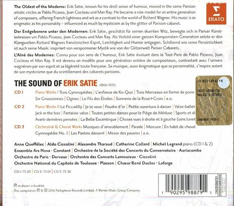 The Sound of Erik Satie - CD Audio di Erik Satie,Michel Plasson,Aldo Ciccolini,Alexandre Tharaud - 2