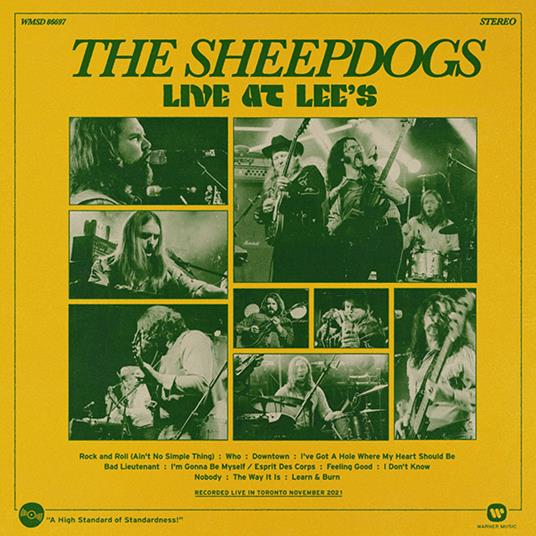Live At Lees (Translucent Green Vinyl) - Vinile LP di Sheepdogs