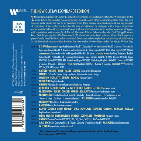 The New Gustav Leonhardt Edition - CD Audio di Gustav Leonhardt - 2