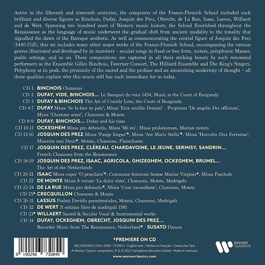 Josquin & the Franco-Flemish School - CD Audio - 3