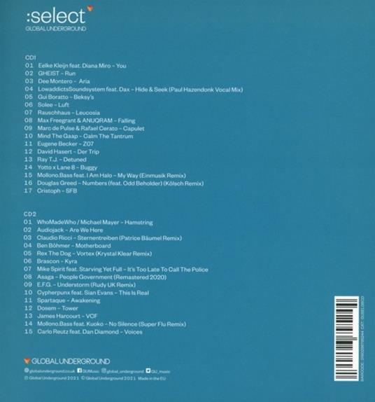 Global Underground. Select #6 - CD Audio - 2
