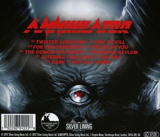 For the Demented - CD Audio di Annihilator - 2