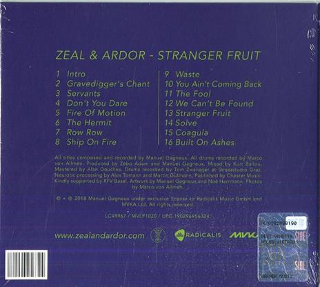 Stranger Fruit - CD Audio di Zeal & Ardor - 2
