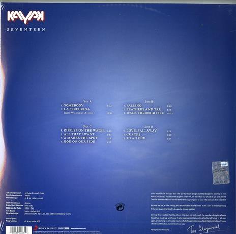 Seventeen (Gatefold Sleeve) - Vinile LP + CD Audio di Kayak - 2