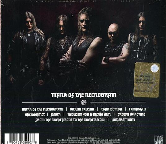 Mark of the Necrogram (Limited Special Edition) - CD Audio di Necrophobic - 2