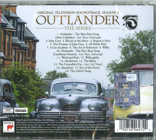 Outlander. Stagione 3 (Colonna sonora) - CD Audio - 2