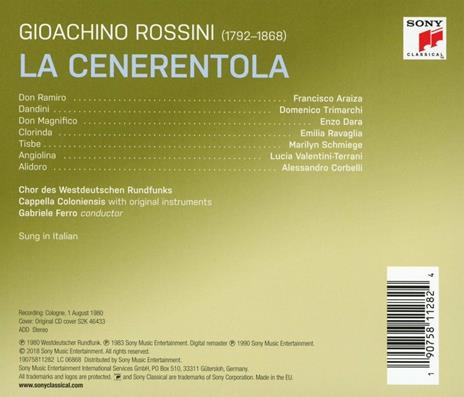 La Cenerentola - CD Audio di Gioachino Rossini,Lucia Valentini Terrani,Radio Symphony Orchestra Colonia,Gabriele Ferro - 2