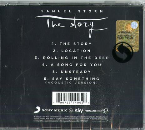 The Story (X Factor 2017) - CD Audio di Samuel Storm - 2
