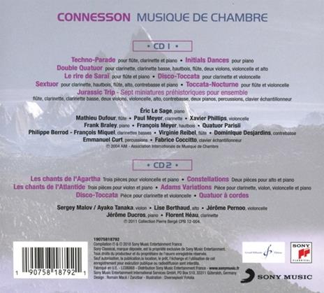 Musique de chambre - CD Audio di Guillaume Connesson - 2
