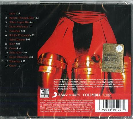 R.I.P. - CD Audio di Coroner - 2