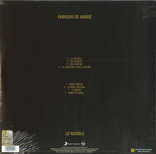 Le nuvole - Vinile LP di Fabrizio De André - 2