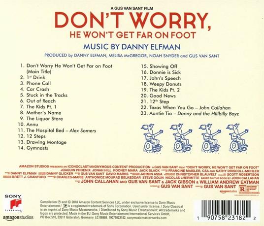 Don't Worry, He Won't Get Far on Foot (Colonna sonora) - CD Audio - 2
