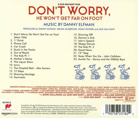 Don't Worry, He Won't Get Far on Foot (Colonna sonora) - CD Audio - 2