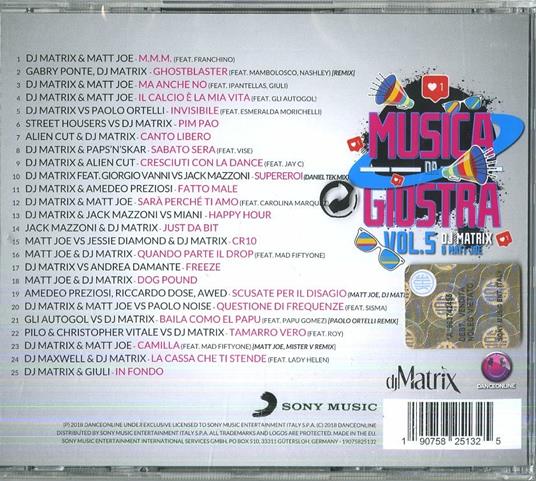 Musica da giostra vol.5 - CD Audio di DJ Matrix,DJ Matt Joe - 2