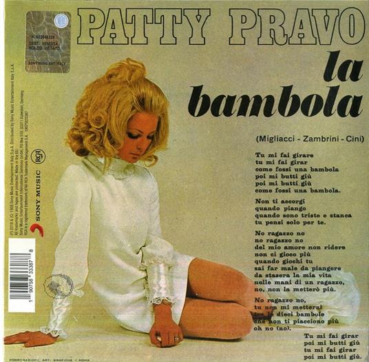 La bambola - Se l'amore c'è (Limited Edition) - Vinile 7'' di Patty Pravo - 2