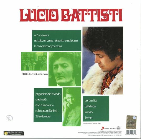 Lucio Battisti - Vinile LP di Lucio Battisti - 2