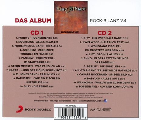Rock-Bilanz 1984 - CD Audio - 2