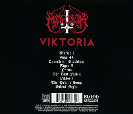 Viktoria - CD Audio di Marduk - 2