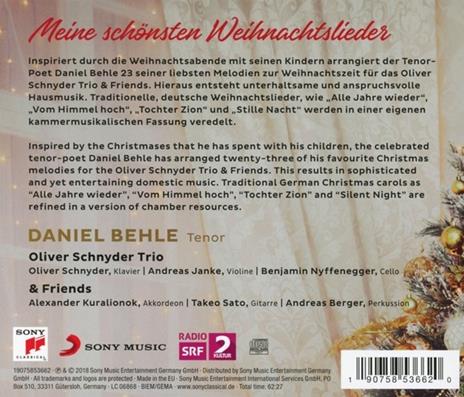 Meine Schonsten Weihnachtslied - CD Audio di Daniel-Oliver Schn Behle - 2