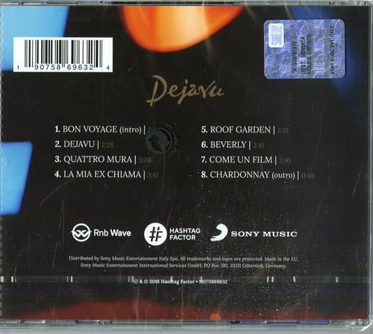 Deja vu (Amici 2018) - CD Audio di Biondo - 2