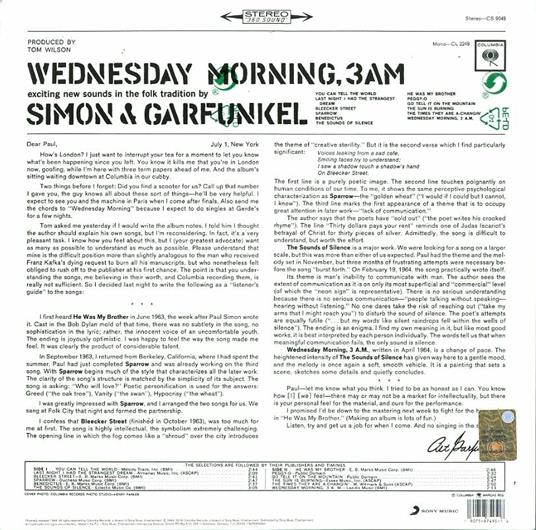 Wednesday Morning, 3 A.M. - Vinile LP di Simon & Garfunkel - 2
