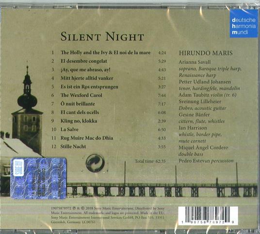 Silent Night. Early Christmas Music and Carols - CD Audio di Arianna Savall,Petter Udland Johansen - 2