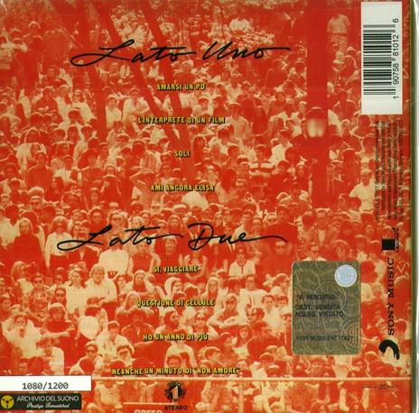 Io, tu, noi, tutti (CD Vinyl Replica Limited Edition) - CD Audio di Lucio Battisti - 2