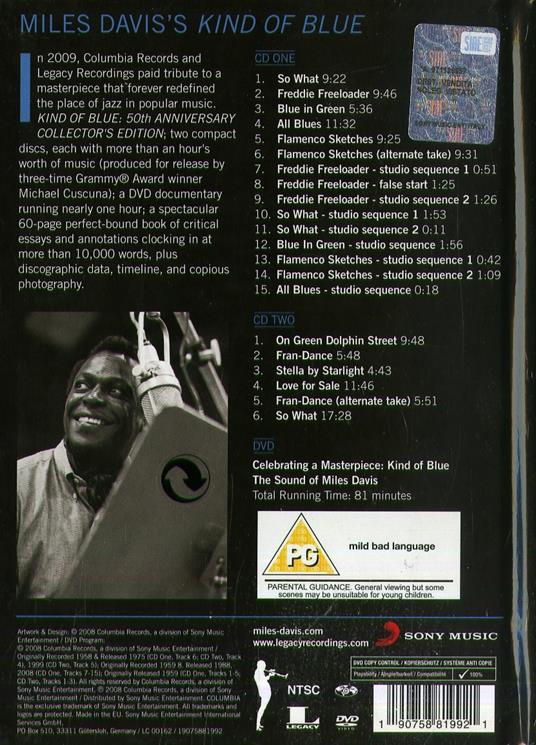 Miles Davis - Kind Of Blue: 50th Anniversary Legacy Edition [New CD] Digipak