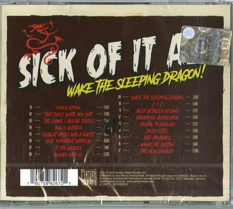 Wake the Sleeping Dragon! - CD Audio di Sick of it All - 2