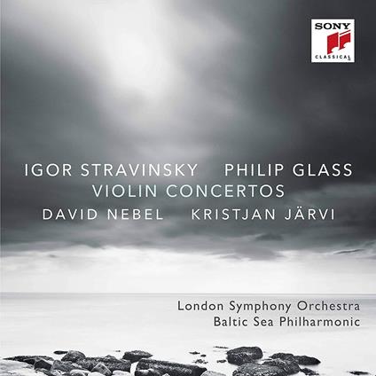 Concerti per violino - CD Audio di Philip Glass,Igor Stravinsky,London Symphony Orchestra,Kristjan Järvi,David Nebel