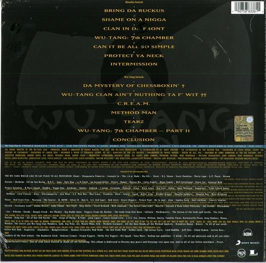 Enter the Wu-Tang Clan. 36 Chambers (Coloured Vinyl) - Vinile LP di Wu-Tang Clan - 2