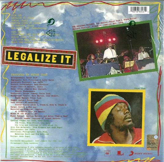Legalize it (Coloured Vinyl) - Vinile LP di Peter Tosh - 2