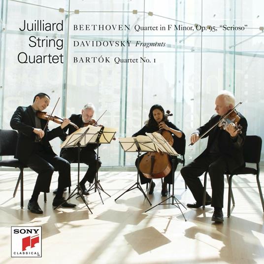 Quartetto in Fa minore op.95 - Frammenti - Quartetto n.1 - CD Audio di Ludwig van Beethoven,Bela Bartok,Mario Davidovsky,Juilliard String Quartet