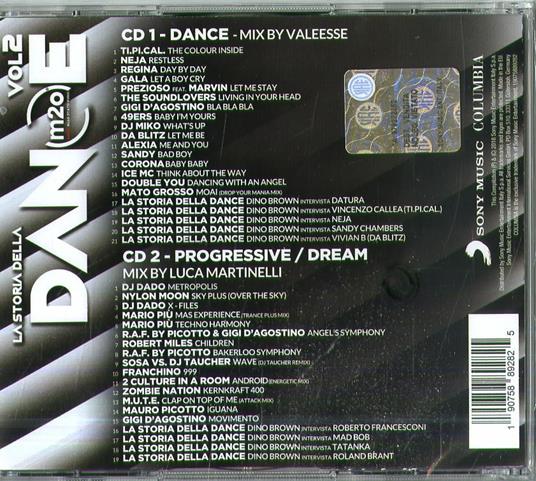 m2o. La storia della Dance vol.2 - CD Audio di Dino Brown - 2