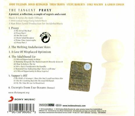 Proxy - CD Audio di Tangent - 2